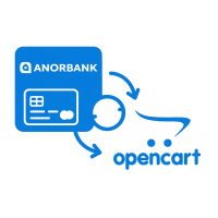 Онлайн-оплата Anor bank для Opencart