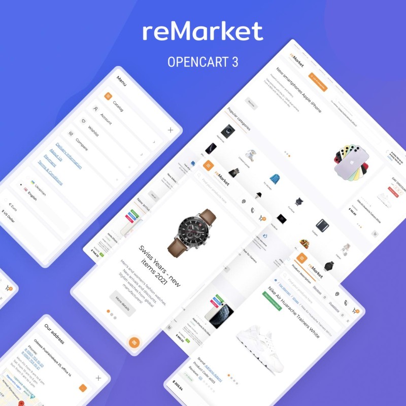 ReMarket - интернет-магазин под ключ