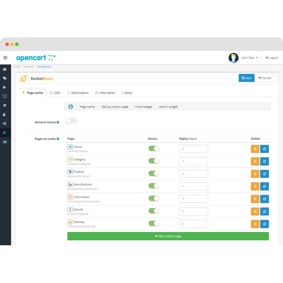 RocketBoost for OpenCart