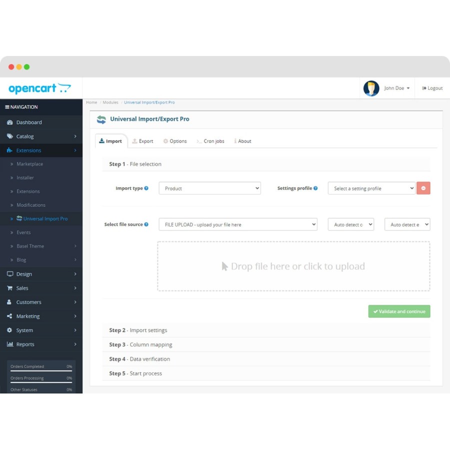 Universal Import/export Pro – Импорт Экспорт Товаров
