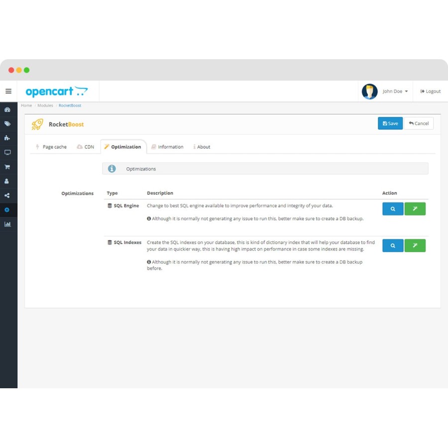 RocketBoost for OpenCart
