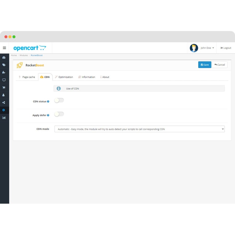 RocketBoost for OpenCart