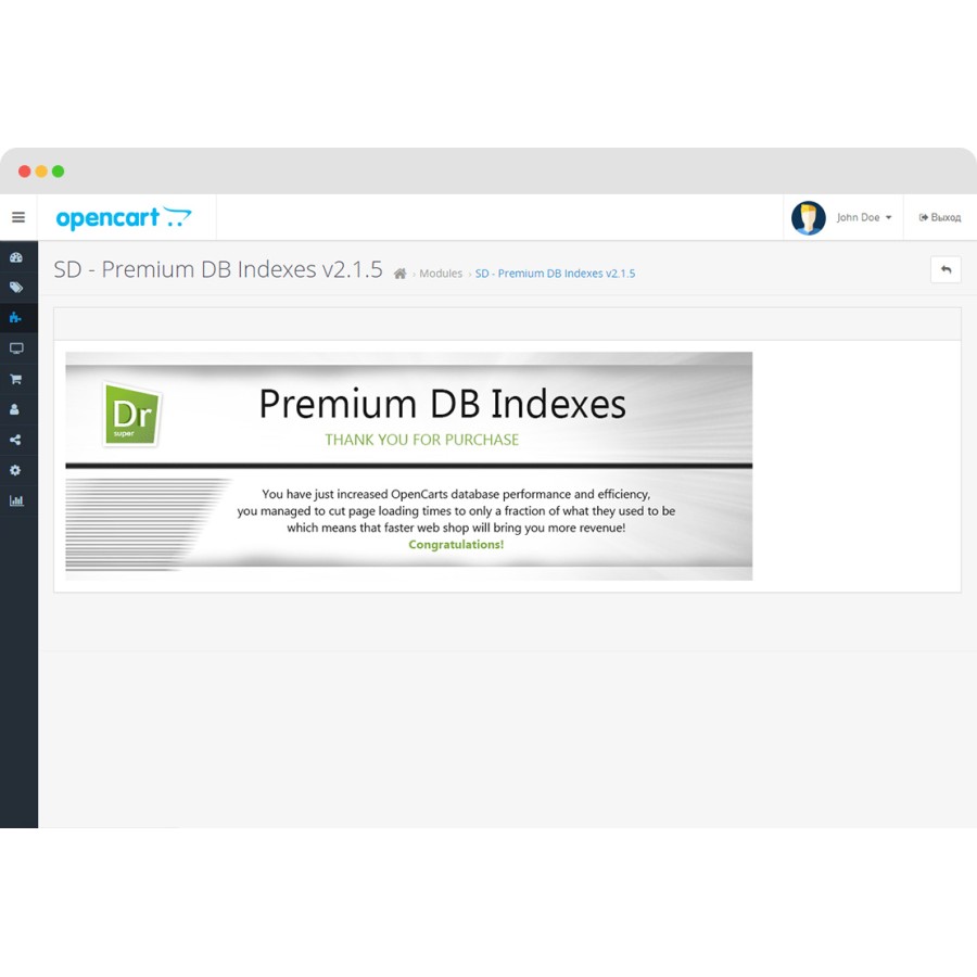 SD Premium DB Indexes OpenCart