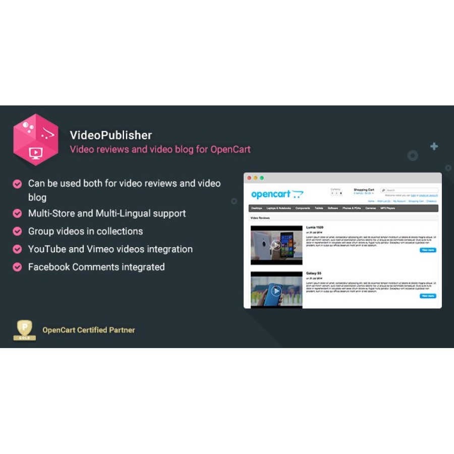 VideoPublisher – Multipurpose Video News / Reviews publisher