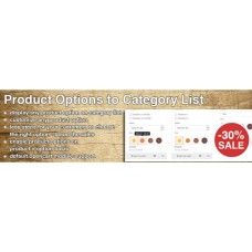 Product Options to Category List – SALE