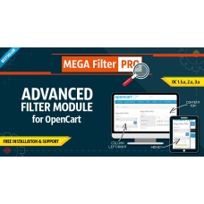 Mega Filter PRO [by attribs, options, brands, price, filters]