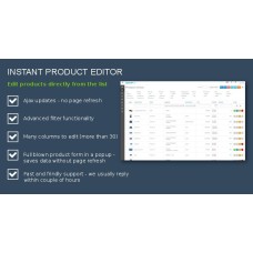 Instant Product Editor Instant Product Editor – Модуль мгновенного редактирования продукта