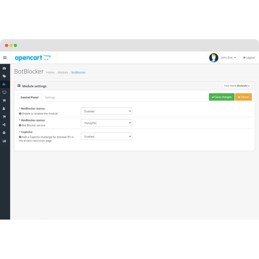 BotBlocker OpenCart