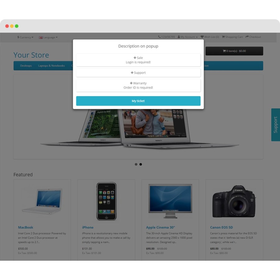 Ticketing HelpDesk PRO – система поддержки клиентов для OpenCart