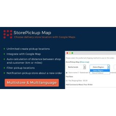 StorePickup Map | Google Maps | Filter Store